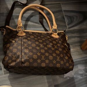 Date real leather Fashion Elegant Brown Tote/Crossbody Bag